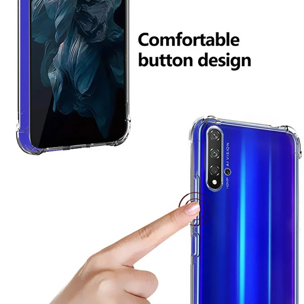 Transparent robust phone case for the Huwei 