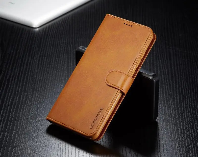 Leather case to protect the Huawei Honor with a wallet case function 