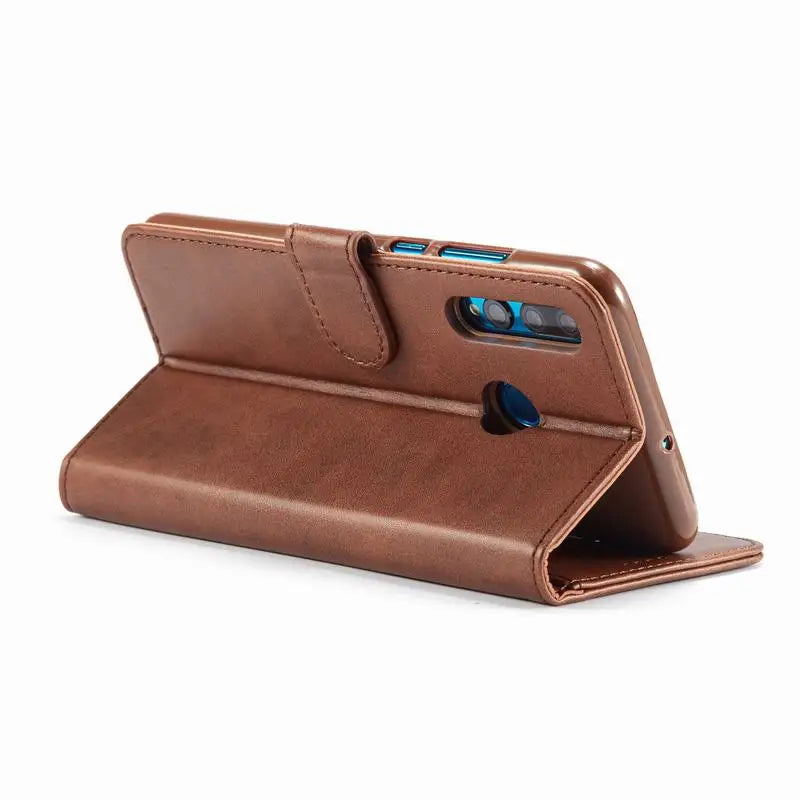 Leather case to protect the Huawei Honor with a wallet case function 