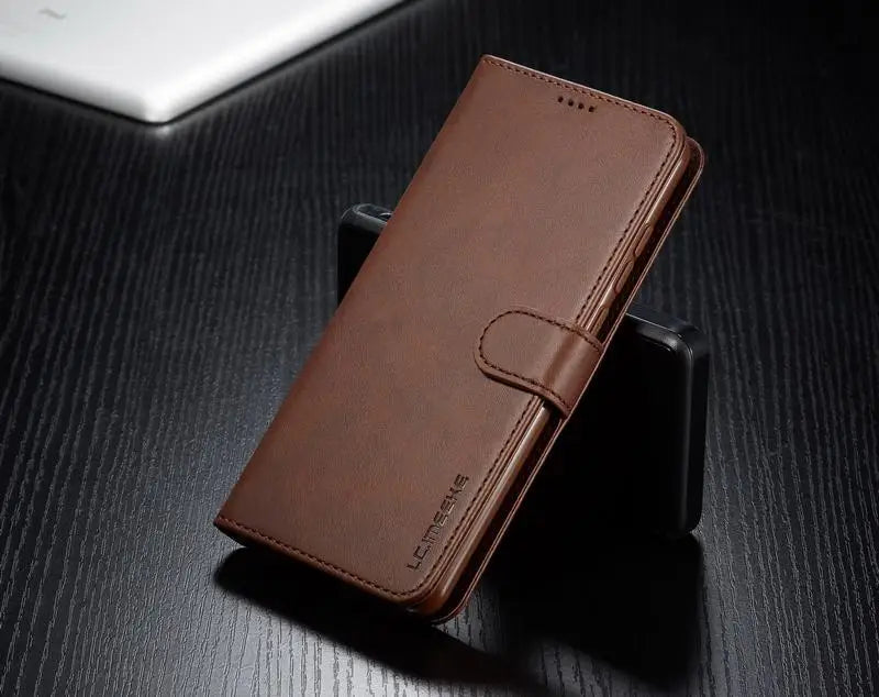 Leather case to protect the Huawei Honor with a wallet case function 