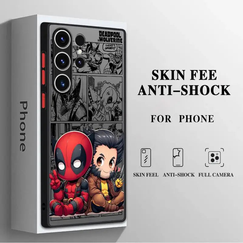 Deadpool X Wolverine Handyhülle fur das Samsung Galaxy