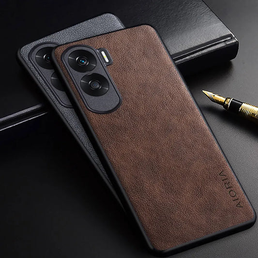 Premium leather phone case for the Huawei Honor 90 