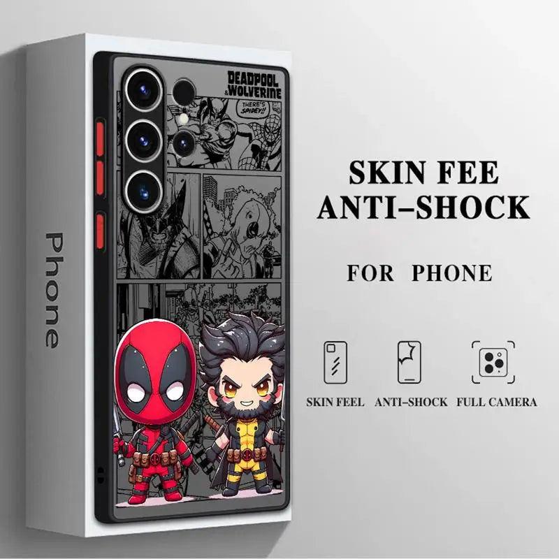 Deadpool X Wolverine Handyhülle fur das Samsung Galaxy