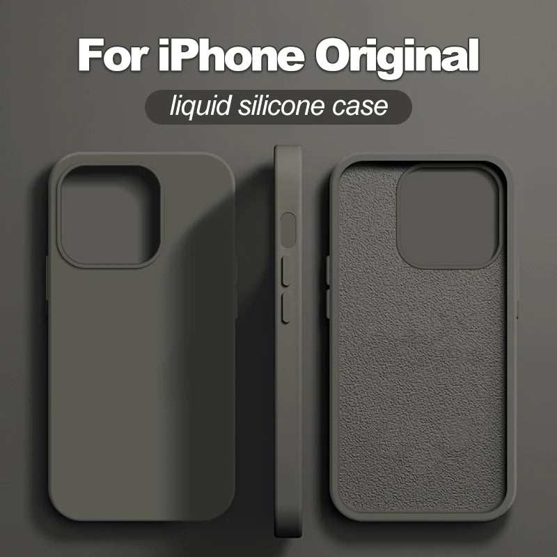 Solid color silicone case for the iPhone